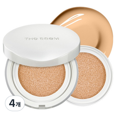 더샘 스킨 퍼펙션 글루타치온 토닝 쿠션 12g + 리필 12g 세트, 23W 리치 베이지, 4개