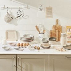 KIMSUNGHUN CERAMICS 高級經典家用餐具套組 6 人 34p, 粉色, 1套