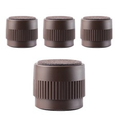 家具腿高度可調腳凳 50mm, 深棕色, 4入