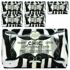 네스티단테 시크애니멀리어 비누 화이트 백호, 250g, 6개