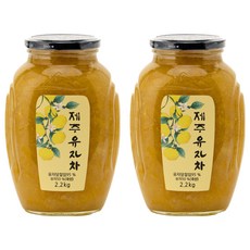 다하 제주 유자차, 2.2kg, 2개