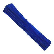 曼德哈比 彩色細毛根鐵絲, 100個, 寶藍色