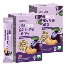 어바웃네이처 리얼 유기농 푸룬 100%, 210g, 2박스