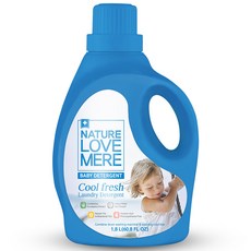 NATURE LOVE MERE 嬰幼兒衣物洗衣精 清新棉花香, 1.8L, 1瓶
