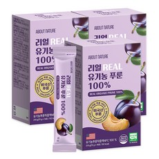 어바웃네이처 리얼 유기농 푸룬 100%, 210g, 3박스