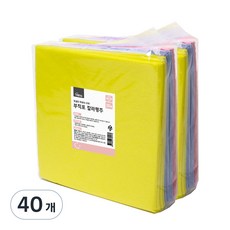 Life smile 不織布彩色抹布 隨機出貨, 40個