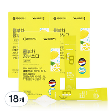 에버비키니 콤부차 콤부쏘다 레몬맛, 5g, 14개입, 18개