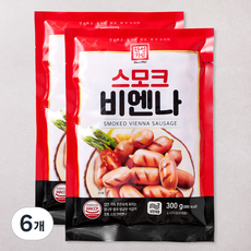 한성기업 스모크 비엔나, 300g, 6개
