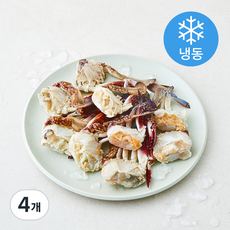 국내산 김씨밥 절단꽃게 (냉동), 4개, 500g