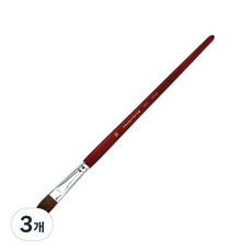 HWAHONG 華虹 水彩畫筆 771 平 磨損, 16 號, 3個