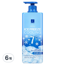 엘라스틴 아이스프리즈 두피 쿨링 샴푸 멘솔향, 855ml, 6개