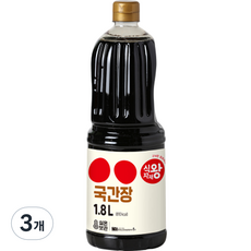 식자재왕 국간장, 1.8L, 3개
