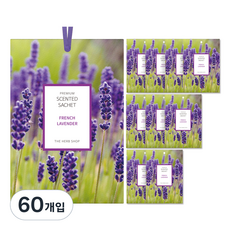 프리미엄 센티드 사쉐 프렌치 라벤더, 10g, 60개