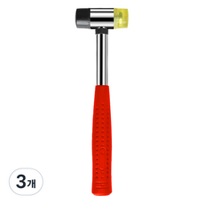 WORKPRO 雙面雙頭槌 橡膠握把, WP241035, 3個