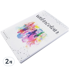 더조넷 워터페이퍼 스케치북 e, A4, 25매, 2개