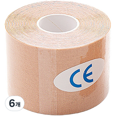 바디 브라 DIY 니플밴드 테이프 커버 살색 5cm x 5m, 6개