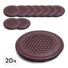 手柄世界長桶換氣蓋 胡桃木, 20個