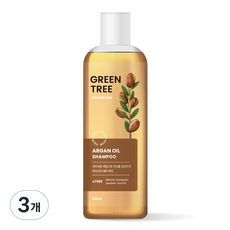 Green Tree 摩洛哥堅果油狗狗洗毛精, 500ml, 3個