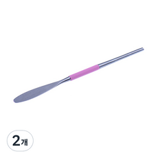 에스제이네일 베벨 젤 스파츌라, 핑크, 2개