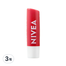 NIVEA 妮維雅 護唇, 체리, 4.8g, 3個