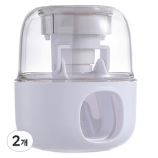 제이라이프 마리스 자동 치약 짜개, 화이트, 2개