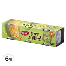 리치스 홀 커널 스위트 콘, 125g, 6개