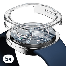 빅쏘 레빅스킨 변색없는 초슬림 갤럭시워치 하드 보호 케이스, 투명, 5개