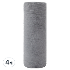 캐롤링 빨아쓰는 극세사 행주 그레이, 4개, 1개입