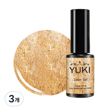 유키 컬러 젤네일, 172호 츄리골드, 5g, 3개