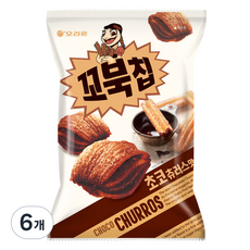 꼬북칩 초코츄러스, 120g, 6개