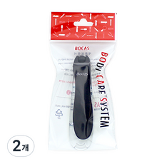 보카스 회전 발톱깎이 TNC-3020T, Black, 2개