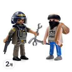 Playmobil 摩比人 警察與小偷人物模型 71505, 2個