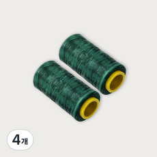 皮革工藝蠟線 初學者用 1mm*220m, 深綠色, 4個