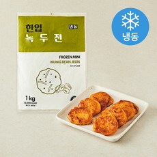 한입 녹두전 (냉동), 1kg, 1개