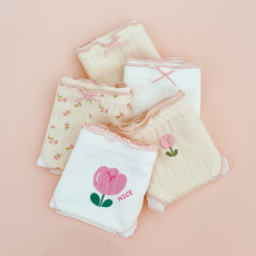 주니데이 튤립 학생 팬티 5종 세트