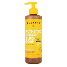 [쿠팡수입] 알라피아 어센틱 아프리칸 블랙솝 올인원 바디워시 로즈워터 피오니, 476ml, 1개