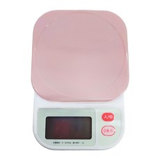 dretec 彩樂廚房料理電子秤 - 粉白 2kg, KS-208, 1個