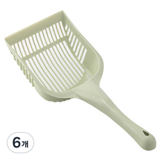 하이제이비 고양이 모래삽, 그린, 6개