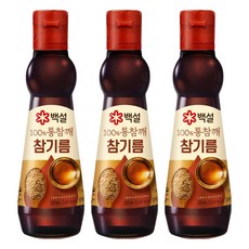 CJ BEKSUL 白雪 優質全芝麻油, 300ml, 3個