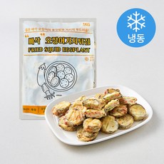 지엔씨푸드 빠삭 오징어 가지튀김 (냉동), 1kg, 1개