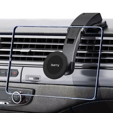 i Berry UF 超強力 MagSafe 相容車用磁吸底部型儀錶板平板手機支架, 1個, 單一顏色