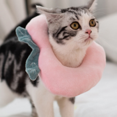 You & Me 寵物頸枕 頸圈 FYQ005 蜜桃色 M, 1個