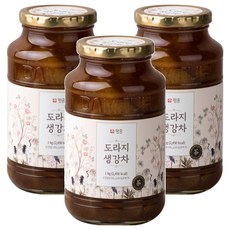 Pyungjoong 桔梗薑茶沖泡醬, 1kg, 1罐, 3罐