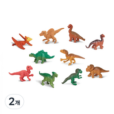 사파리엘티디 아기공룡 튜브 피규어 Dino Babies 680104, 2개