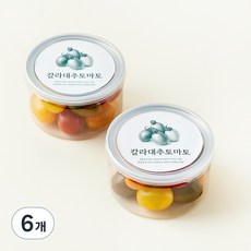 바로먹는 칼라 대추토마토, 6개, 200g