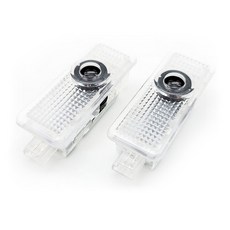 Greentech不變色奔馳LED高端車門燈B型左+右套組, 1套, 三角形標誌