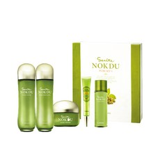SENITE 綠豆基礎保養品 2入+精華樣品 30ml+爽膚水樣品 100ml, 1套