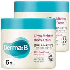 Derma B 超保濕潤膚霜 香草香, 430ml, 6罐