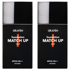 GRAFEN 男士粉底液 40ml, 23 Sand, 2瓶