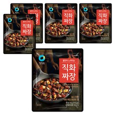청정원 직화짜장 분말, 80g, 5개